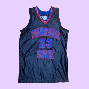 Tennessee State basketball #23 Pritchett jersey in black and red 🔥